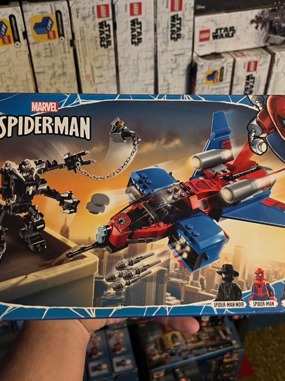 Lego Marvel Spider-Man Spiderjet vs. Venom Mech Set 76150 pcs 371 - Picture 3 of 3